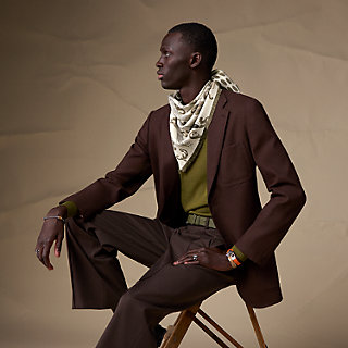 XssWLove様　HERMES100%SILK100%Angora大判マフ XssWLove様 HERMES100%SILK100%Angora大判マフ